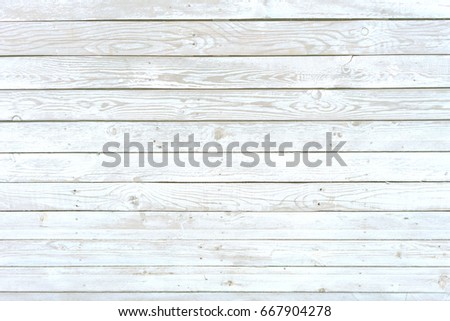 Old wood plank texture, worn countertop, white vintage weathered wooden background Royalty-Free Stock Photo #667904278