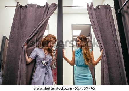 Young Girl Dressing Room