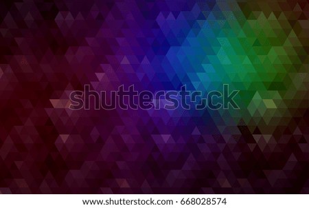 Dark Multicolor vector low poly pattern. A completely new color illustration in a vague style. The textured pattern can be used for background.