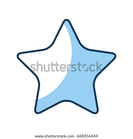 star symbol isolated icon
