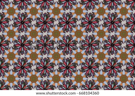 Motley illustration. Small colorful flowers. Spring floral background with flowers. Raster cute pattern in small flower. The elegant the template for fashion prints.