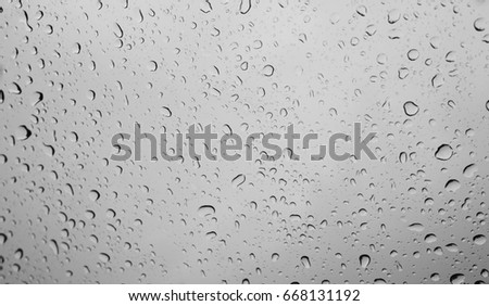 background of water droplet on the glass