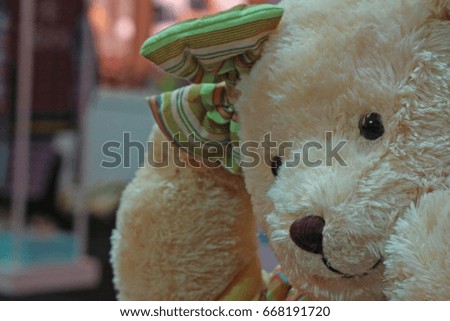 Bear doll head   