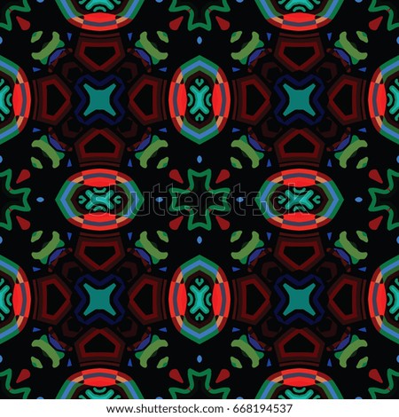 Abstract geometric pattern. Textile printing, web design, Identity, wallpaper.