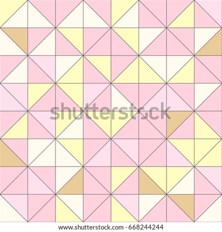 vector mosaic seamless pattern. Geometric texture concept. 077