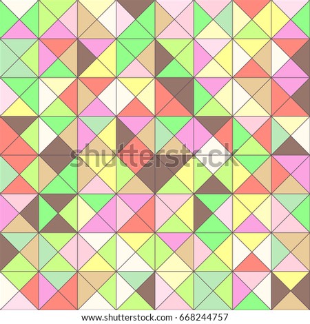 vector mosaic seamless pattern. Geometric texture concept. 075