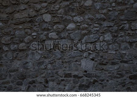 old wall in a ancient castle