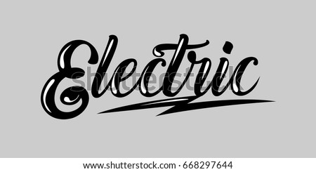 electric graphic - logo design