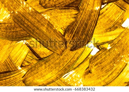Golden Paint Abstract Background