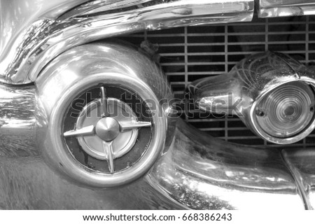 1957 Chevy tail light
 Royalty-Free Stock Photo #668386243