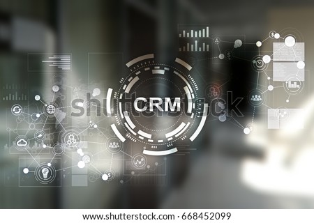 CRM. Customer relationship management concept. Customer service and relationship. Royalty-Free Stock Photo #668452099