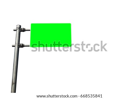 Green space for presentation display, CG, 3D with white background