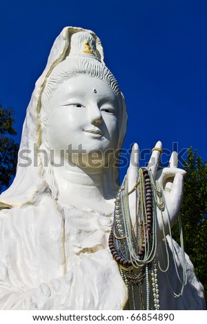 Guan Yin Chinese temple in Thailand.