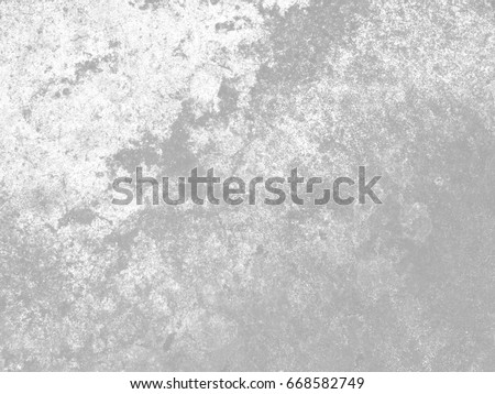 black and white texture background, weathered rough worn old cement concrete wall.