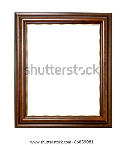 XXL-Isolated wooden Photo Frame