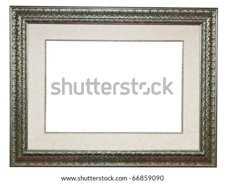 XXL-Isolated wooden Photo Frame