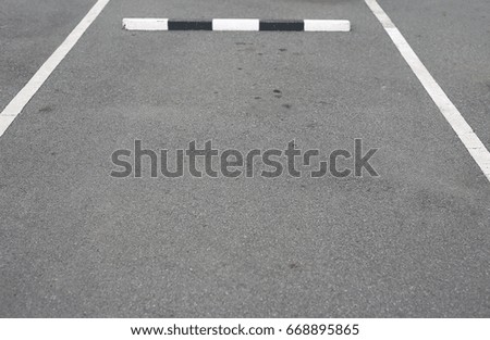 Outdoor Parking lane