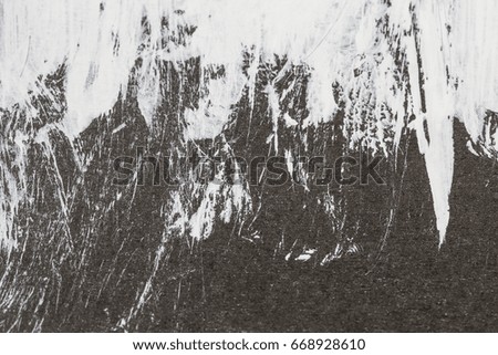 Abstract Hand painted Watercolor black and white  wet background on paper. Watercolor texture for creative wallpaper or design art work.  Abstract grunge texture black and white 