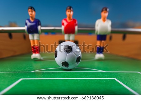 foosball table soccer . sport teame football players