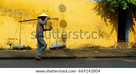 street seller In hoi an , Vietnam