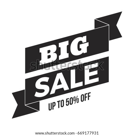 vector sale banner template Royalty-Free Stock Photo #669177931