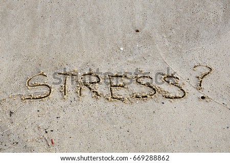 STRESS awareness month of April Royalty-Free Stock Photo #669288862
