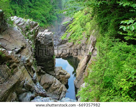 Canyon Sainte-Anne Waterfall, Quebec