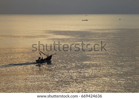 Fishing Boat on the Sea