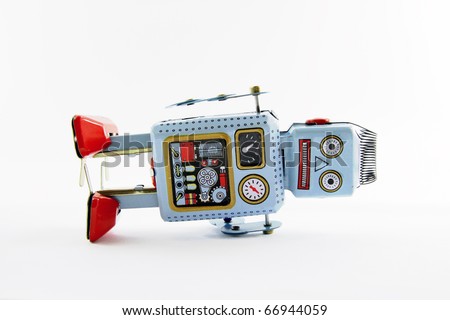 old toy robot