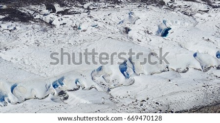 Glaciers in Zermatt, Ice, Glacier Creeks, Glacier Lakes