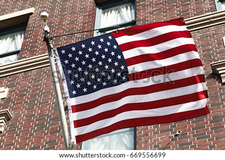 Photo of the American flag