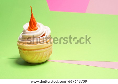 Colored cake. Confectionery