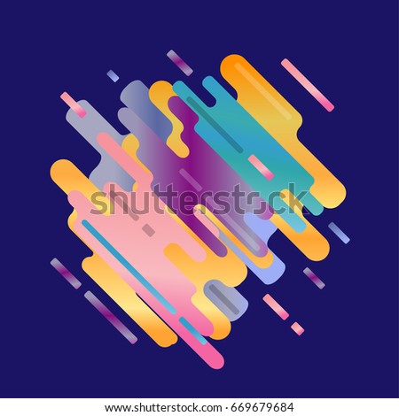 Abstract illustration Is modern Can be used as a background wallpaper or decorate in print.