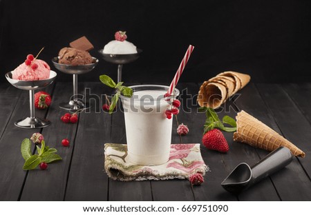Vanilla smoothies