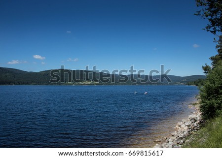 Schluchsee in the Black Forest Germany