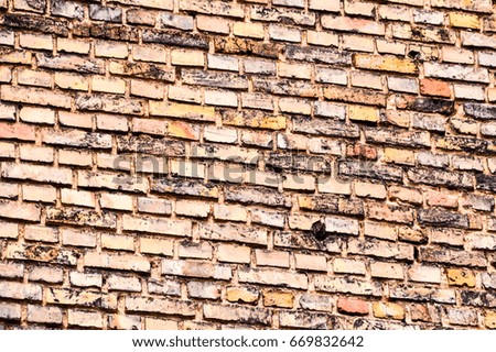 Background of Old Grunge Brick Wall Texture