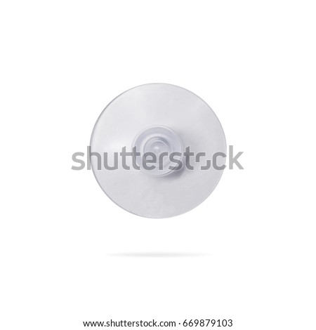 Suction cup isolated on white background. ( Clipping path or cut out object for montage ) Royalty-Free Stock Photo #669879103