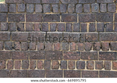 Brown brick background