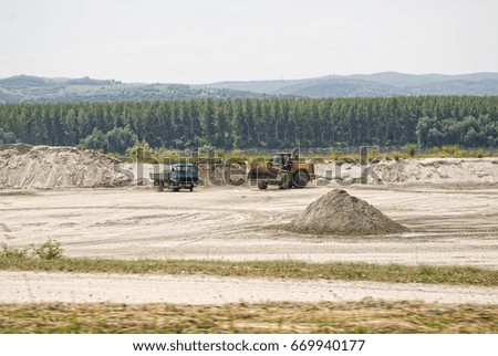 Stone quarry - excavating sand building materials company