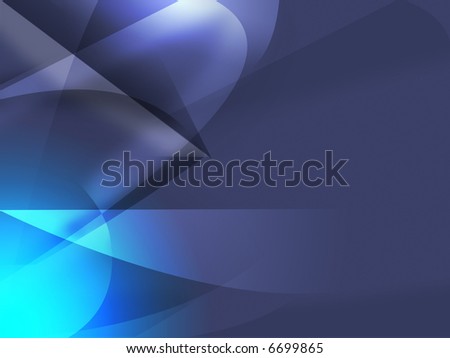 Modern abstract digital shapes and light elements on purple background