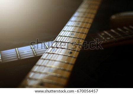  Electric guitar macro abstract,  The guitar's neck