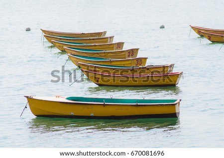 Empty boats