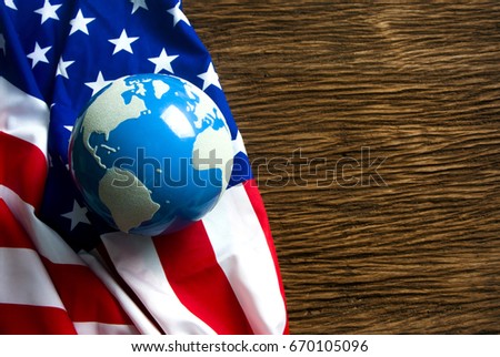 united state of america flag on background in 4th of july concept, independence day, call for duty, honor and memorial, american government democracy, international,  freedom usa country and patriot 