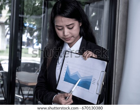 Businesswoman Linear Flat Business people disappointed about the loss.