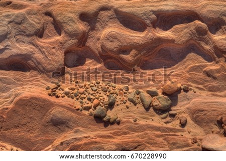 Valley of Fire State Park, Nevada, The White Domes Trail, rock abstract art