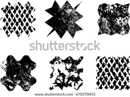 Grunge rubber Stamp texture, Circles. Banners, Insignias , Logos, Icons, Labels . vector distress design element. blank shape.