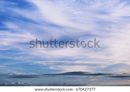 Clouds sky twilight texture closeup outdoor nature blur background