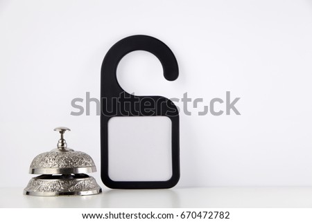 door tag and service bell