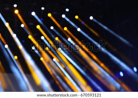 blur concert lights