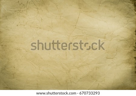 Old paper texture background. Grunge brown paper and empty copy space with for Tex. 